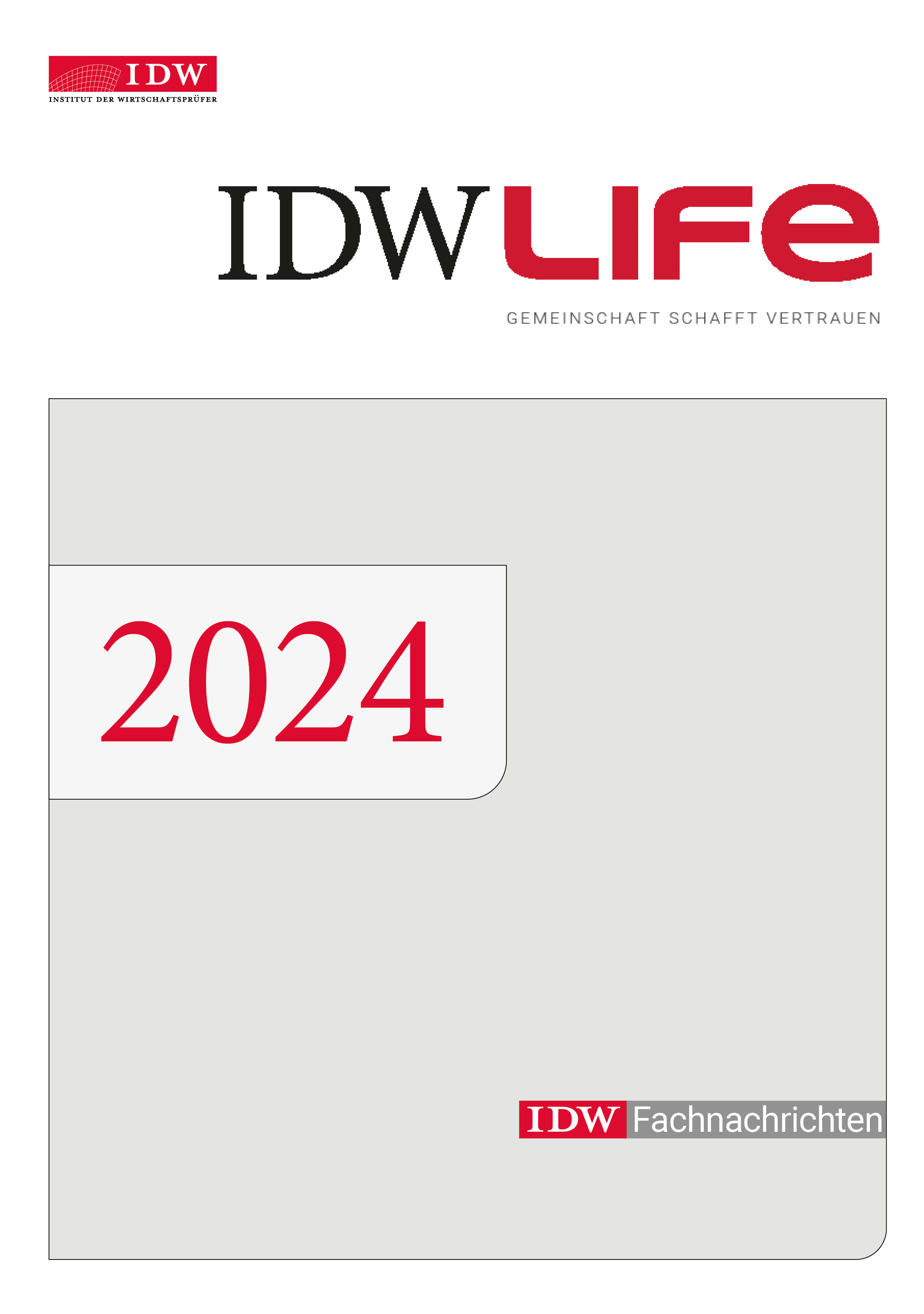 IDWLife, Einbanddecke 2024