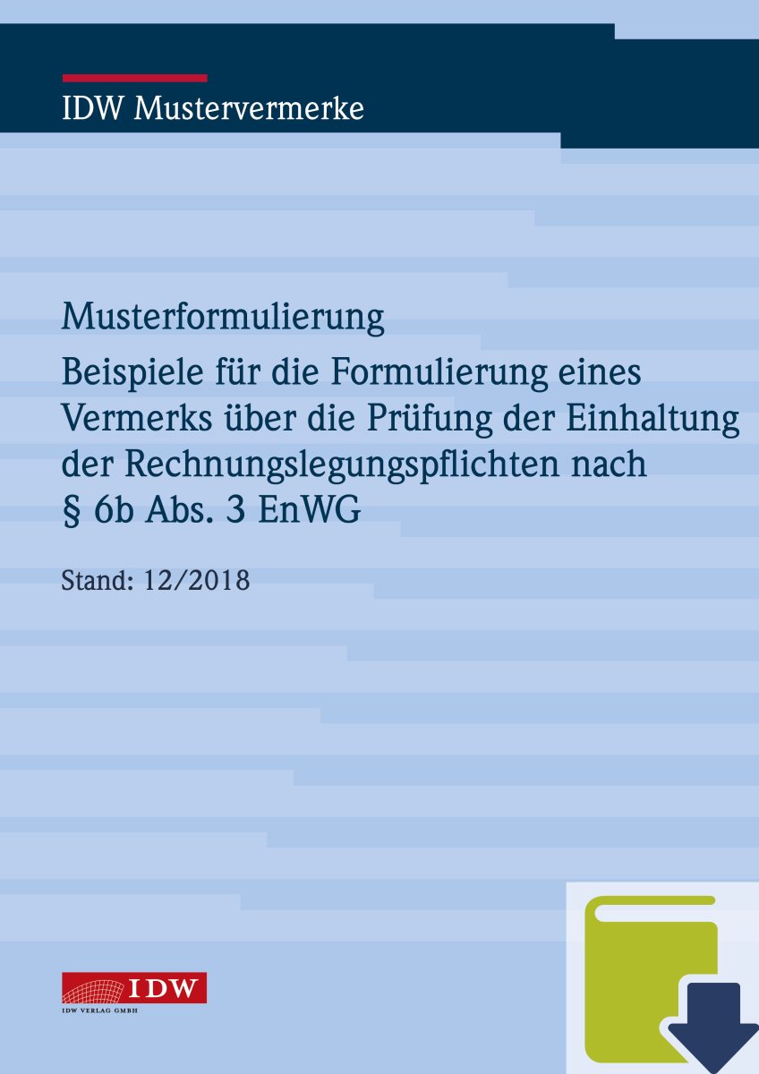 Musterformulierung - Uneingeschränkter Bestätigungsvermerk Für Die ...