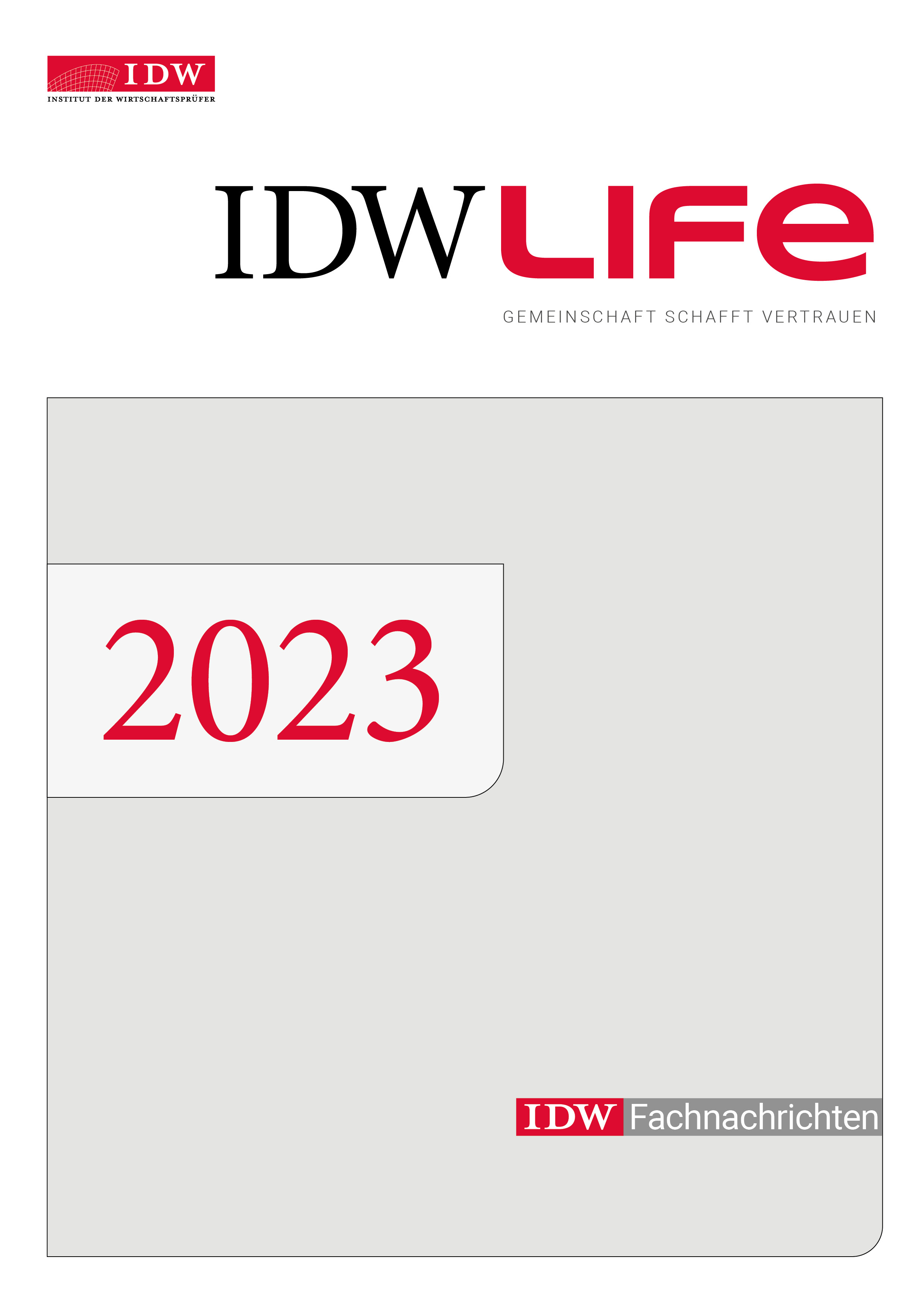 IDWLife, Einbanddecke 2023