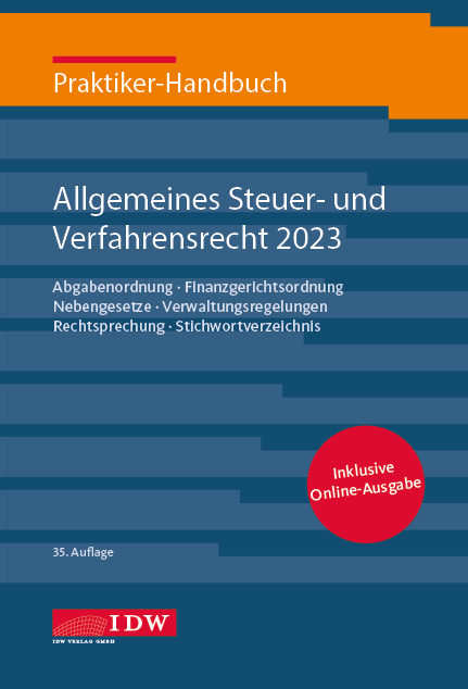 Praktiker-Handbuch Allgemeines Steuer- und Verfahrensrecht 2023
