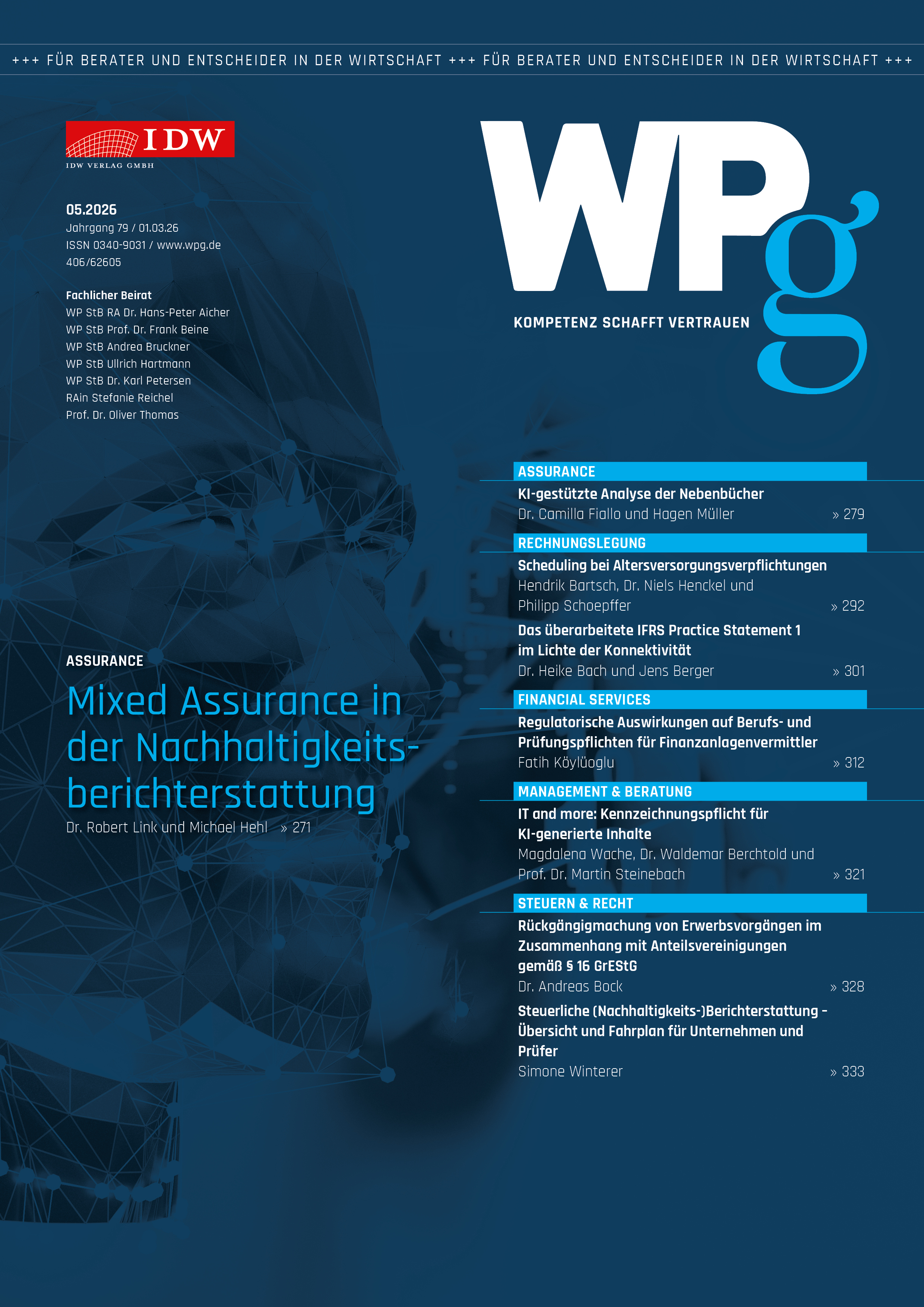 WPg - Die Wirtschaftsprüfung 05/2026   