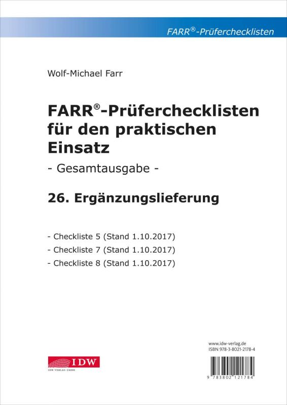 Checkliste 4 für die Aufstellung und Prüfung des Lageberichts bzw ...